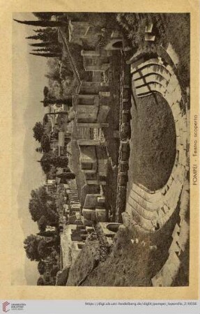 Pompei – Teatro scoperto – Odéon – The Odeon – Das Odeon – Odeon