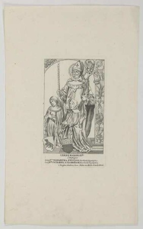 Gruppenbildnis der Elisabetha Pfinzing, der Catharina de Dachsbach und des Ulricus Haller III.