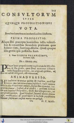 Prima propositio.