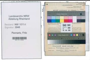 Entnazifizierung Fritz Pennartz , geb. 13.04.1909 (Angestellter)