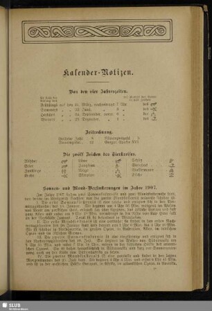 Kalender-Notizen