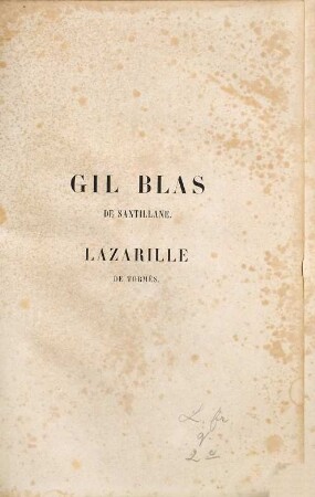 Histoire de Gil Blas de Santillane