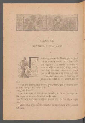 Capítulo XXI - ¡Justicia, señor juez!