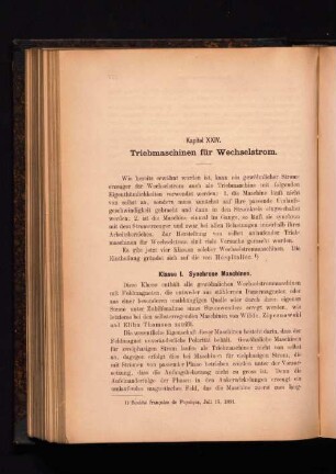 Kapitel XXIV. Triebmaschinen für Wechselstrom.