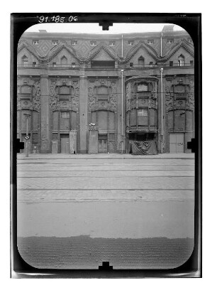 Berlin-Mitte, Friedrichstraße 101/102. Metropol-Theater (1910-1911; H. Schweitzer). Rückseite (von der Planckstraße)
