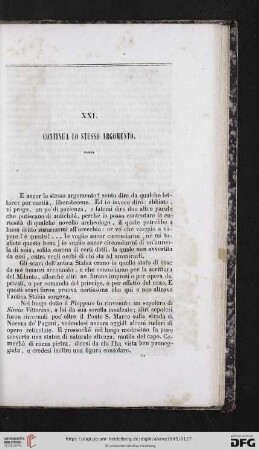 XXI. Continua lo stesso argomento