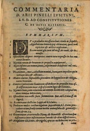 Ad Constitutiones C. de bonis maternis Commentarii