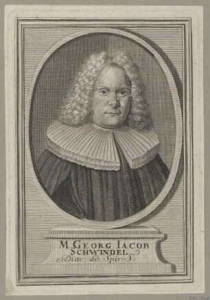 Bildnis des Georg Iacob Schwindel