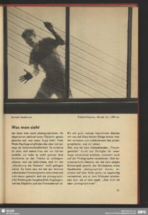 Was man sieht