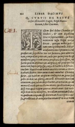 Q. Curtii De Rebus Gestis Alexandri Magni, Regis Macedonum, Liber Decimus.