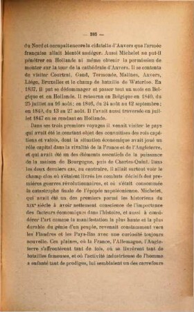Michelet et les Flandres : Voyage de 1837