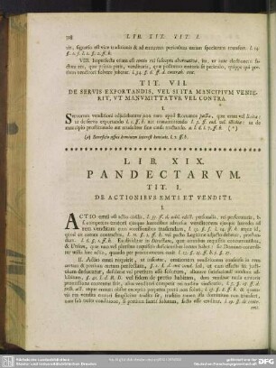 Lib. XIX. Pandectarum