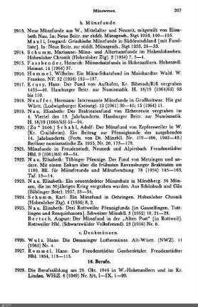 c. Denkmünzen