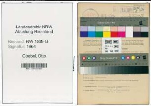 Entnazifizierung Otto Goebel , geb. 03.03.1901 (Vertreter)