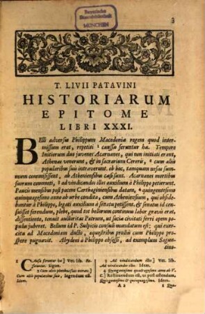 Titi Livii Patavini Historiarum, Quod Extat, Tomus Tertius