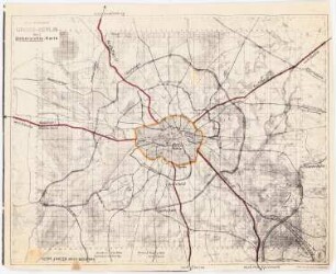 Wettbewerb Groß-Berlin 1910: Übersichtsplan 1:60000