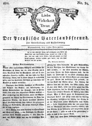 No. 94., vom 23sten November