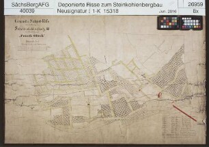 Frisch Glück, Steinkohlenwerk, Oberhohndorf, Baue auf dem Schichtenkohlenflöz 2 (mit Nachbringungen)