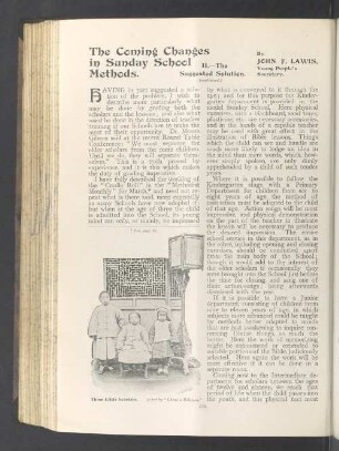 The coming changes in sunday school methodes