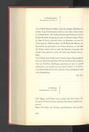An Herder Wandsbeck, den 2. Januar 1782