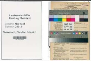 Entnazifizierung Christian Friedrich Steinebach , geb. 02.11.1896 (Bergbauangestellter)