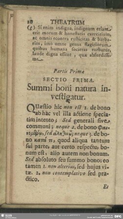 Partis Primae