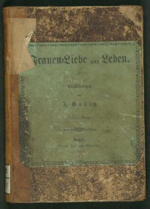 3. Bd.: Frauenliebe und Leben : Erzählungen