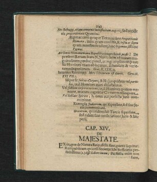 Cap. XIV. De Maiestate.