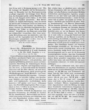 [i. e. Oeser, C. ]: Weltgeschichte für Töchterschulen und zum Privatunterrichte für das weibliche Geschlecht. Bearb. v. C. G. Neudecker. Bd. 1-3. Leipzig: Brandstetter 1848 (Beschluss von Nr. 103)