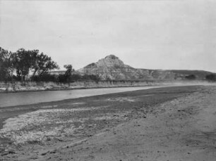 Little Missouri River : Flusslauf des Little Missouri River in den Badlands