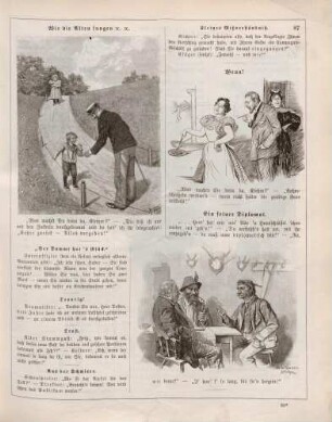 "Wie die Alten sungen" "Wenn!" "Ein feiner Diplomat"
