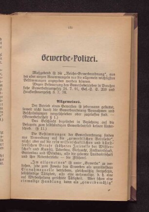 Gewerbe-Polizei