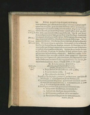 In Epiphania Domini.