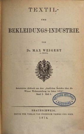 Textil- und Bekleidungs-Industrie