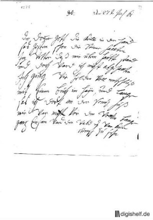1275: Brief von Anna Louisa Karsch an Johann Friedrich Ludwig Borchmann