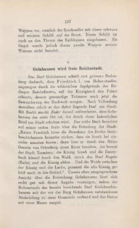 4. Gelnhausen wird freie Reichsstadt.