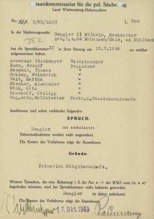 Dengler, Wilhelm