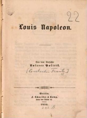 Louis Napoleon