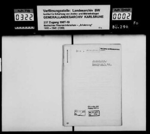 Dreifuss, Albert, Kaufmann Mannheim Käufer: Karl Stempf, Kriminalobersekretär und dessen Ehefrau Juliane geb. Wybrecht Mannheim Lagerbuch-Nr. 2617 Mannheim