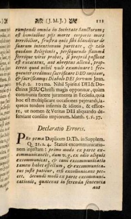 111-123, Declaratio Erroris