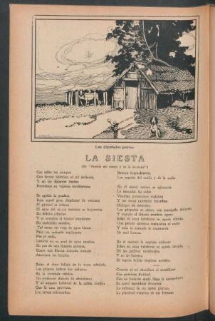 La siesta : Los diputados poetas - (De "Poemas del campo y de la montaña")