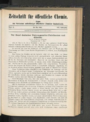 Heft X. 30. Mai 1901.