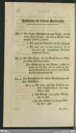 Erklärung der dritten Kupfertafel