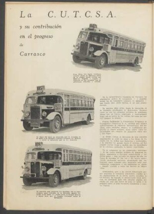 La CUTCSA y su contribución en el progreso de Carrasco