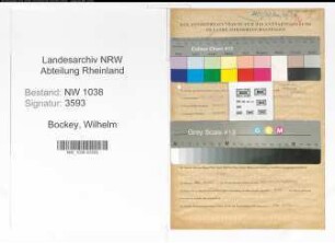 Entnazifizierung Wilhelm Bockey , geb. 21.12.1910 (Angestellter)