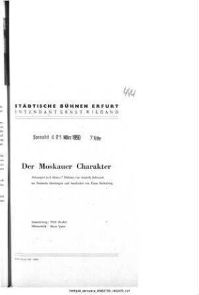 Der Moskauer Charakter