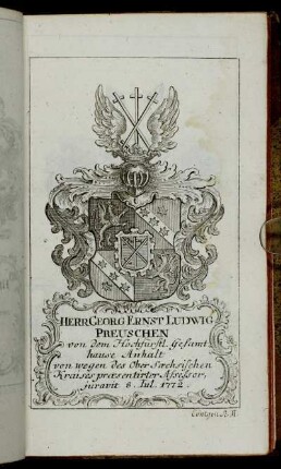 Herr Georg Ernst Ludwig Preuschen... - Herr Ioh Wilhelm Summermann[...]