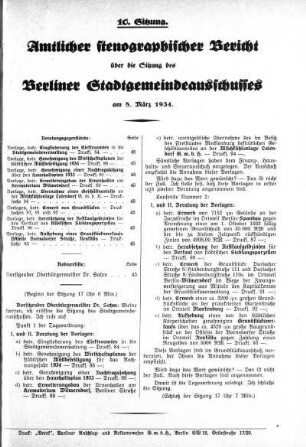 Sitzung 10, 8. März 1934