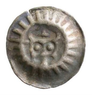 Münze, Pfennig, Ende 14. Jh