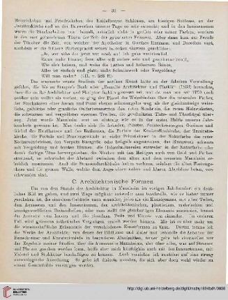 C. Architektonische Formen